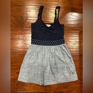 Navy pocketed Abercrombie dress